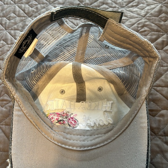 Ladies, biker ball hat - Picture 2 of 3